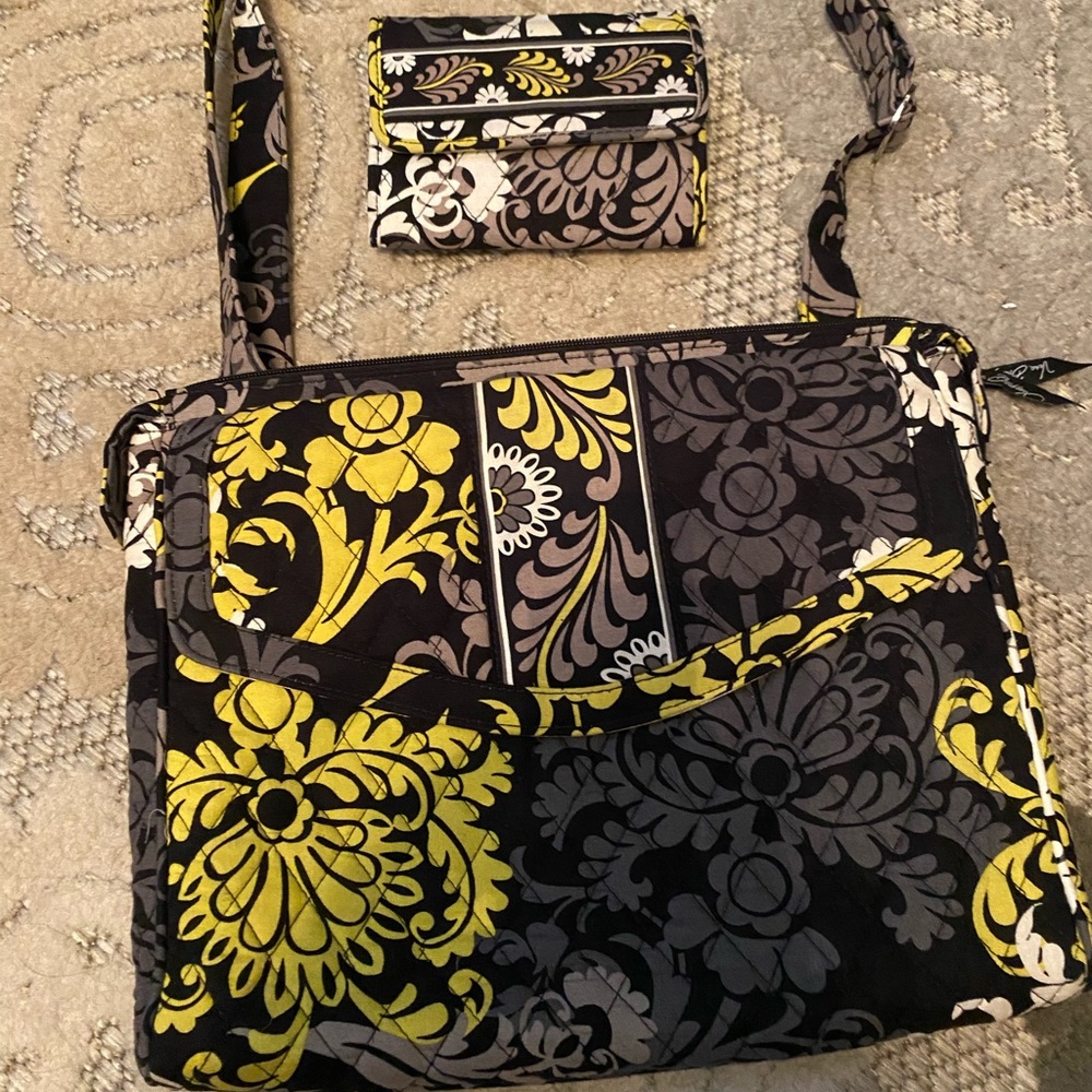 Vera Bradley Crossbody and Wallet matching set